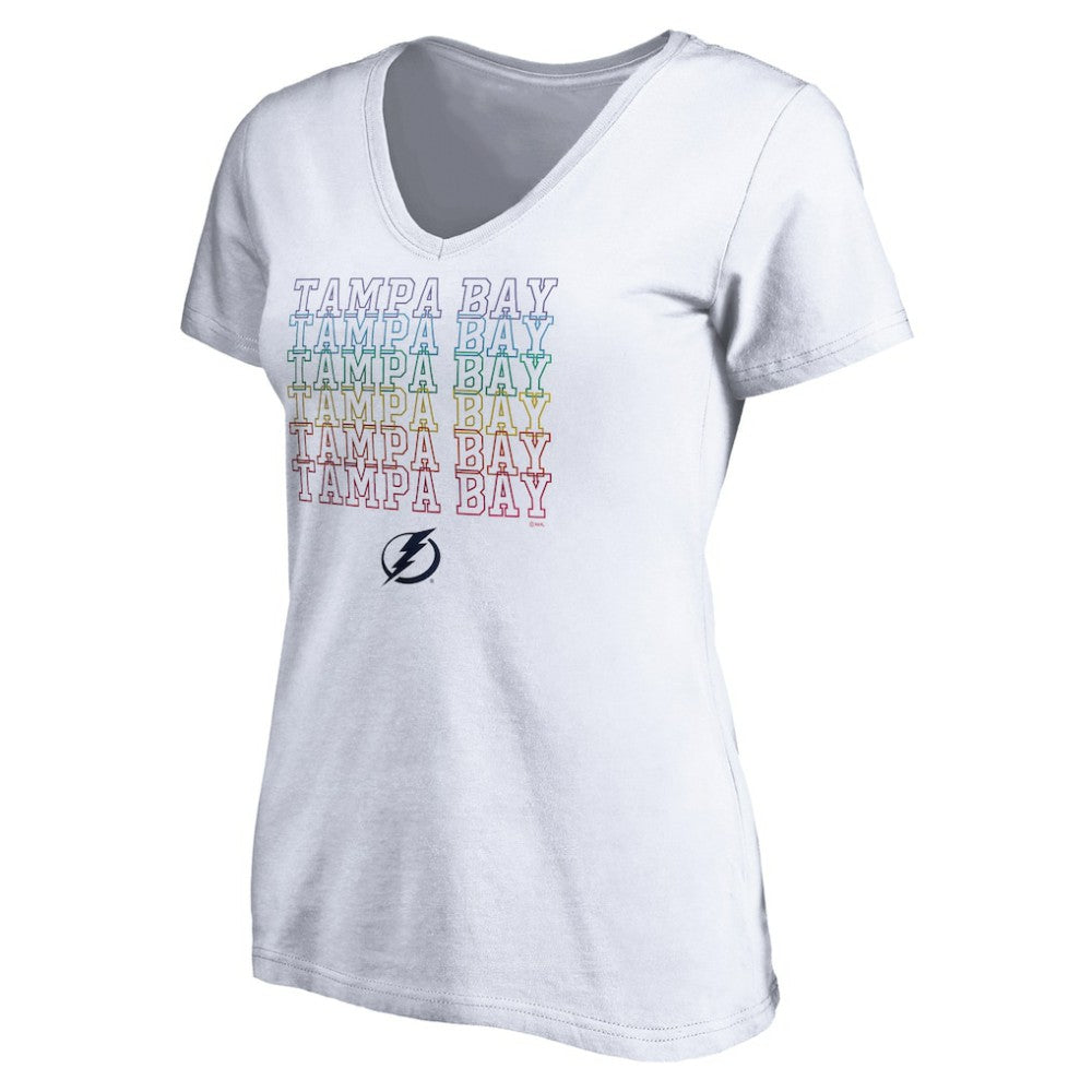 Tampa Bay Lightning Women's City Pride V-Neck T-Shirt