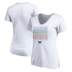 Washington Capitals Women's City Pride V-Neck T-Shirt