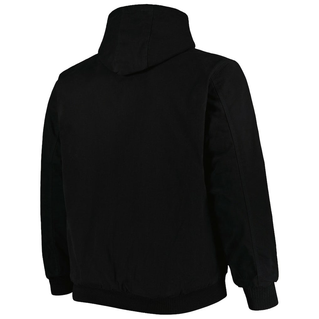 NFL Minnesota Vikings Dunbrooke Big & Tall Dakota Canvas Hoodie Full-Zip Jacket