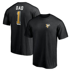 Pittsburgh Penguins Number One Dad Logo T-Shirt