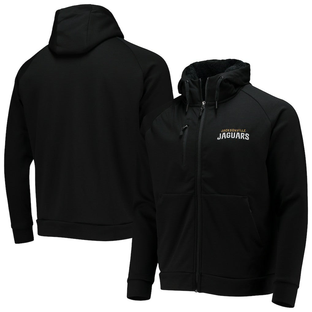 NFL Jacksonville Jaguars Dunbrooke Shag Tri-Blend Full-Zip Raglan Hoodie