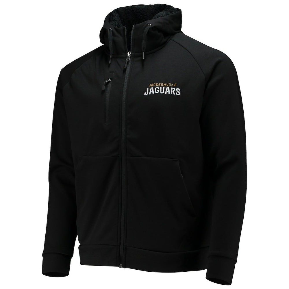 NFL Jacksonville Jaguars Dunbrooke Shag Tri-Blend Full-Zip Raglan Hoodie