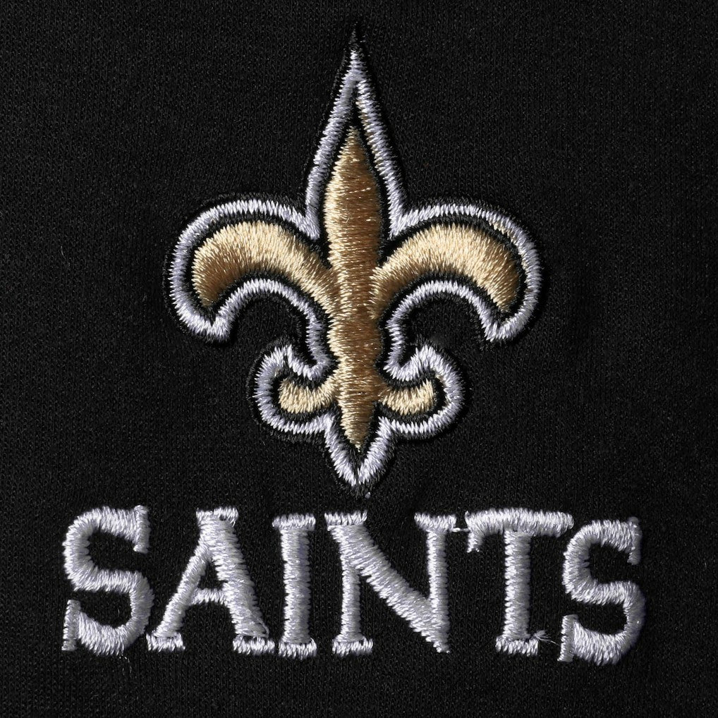 NFL New Orleans Saints Dunbrooke Shag Tri-Blend Full-Zip Raglan Hoodie