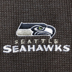 NFL Seattle Seahawks Dunbrooke Logo Maverick Thermal Henley Long Sleeve T-Shirt