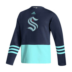 Seattle Kraken adidas Logo AEROREADY Pullover Sweater