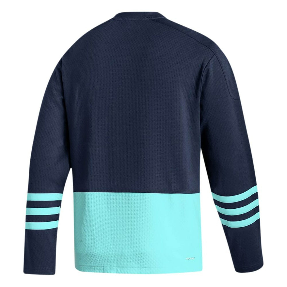 Seattle Kraken adidas Logo AEROREADY Pullover Sweater
