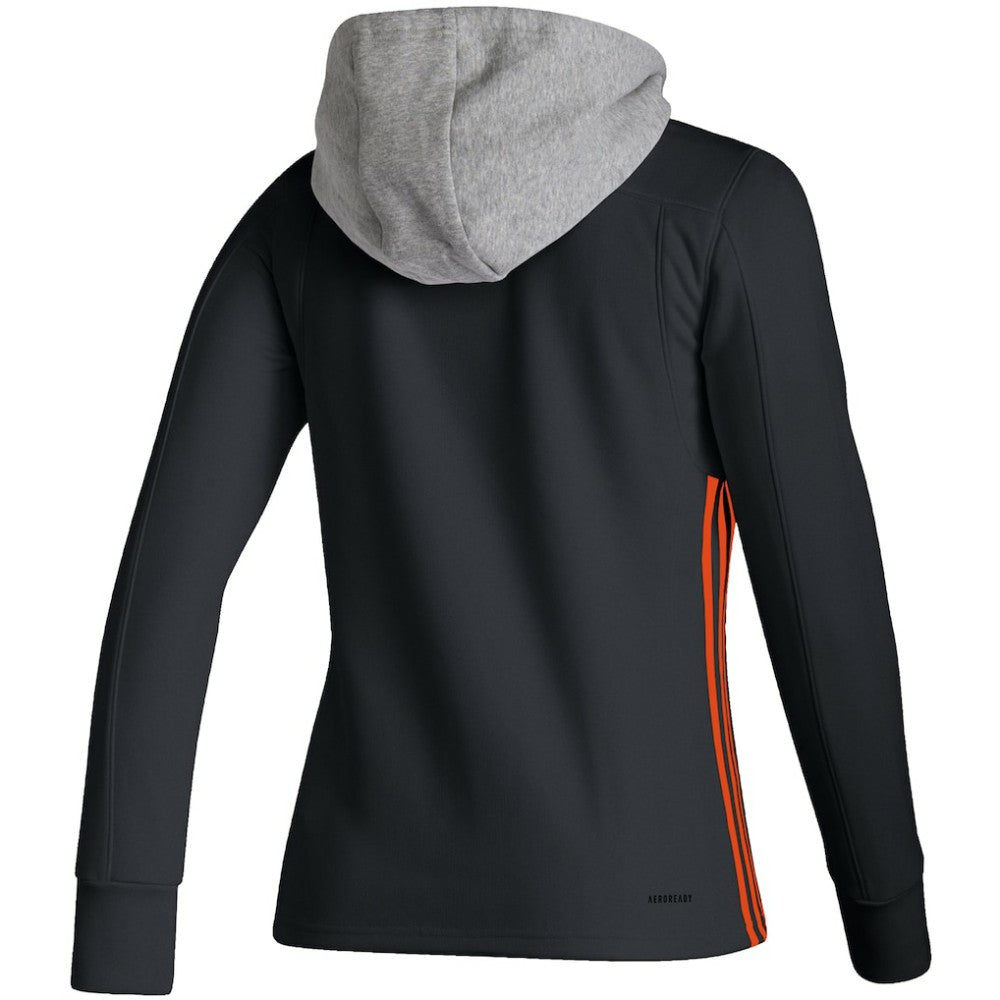 Philadelphia Flyers adidas Women's Skate Lace AEROREADY Pullover Hoodie