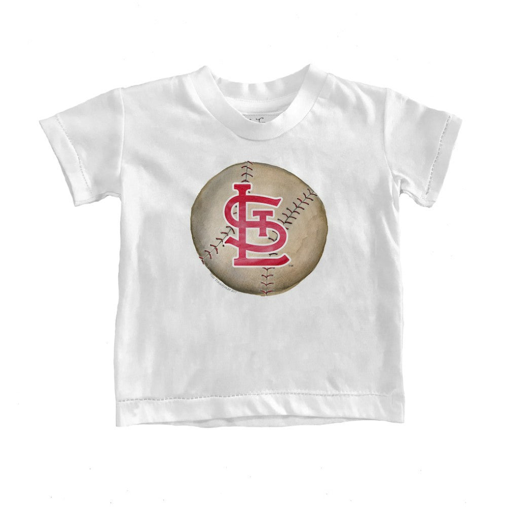 St. Louis Cardinals Tiny Turnip Youth Stitched Baseball T-Shirt - White