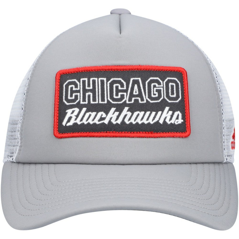 Chicago Blackhawks adidas Locker Room Foam Trucker Snapback Hat