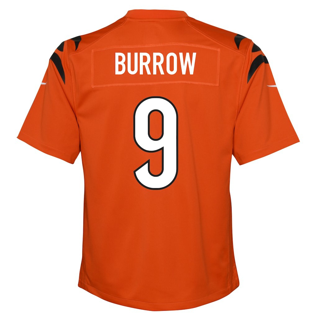 NFL Cincinnati Bengals Joe Burrow  Youth Game Jersey