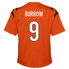 NFL Cincinnati Bengals Joe Burrow  Youth Game Jersey