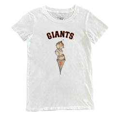 San Francisco Giants Tiny Turnip Women's Triple Scoop T-Shirt - White