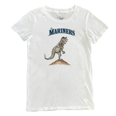 Seattle Mariners Tiny Turnip Women's TT Rex T-Shirt - White