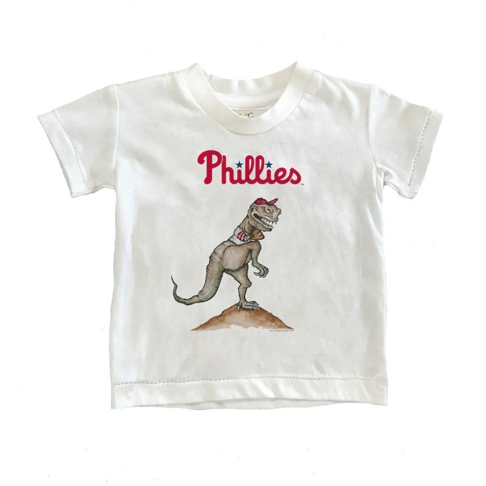 Philadelphia Phillies Tiny Turnip Youth TT Rex T-Shirt - White