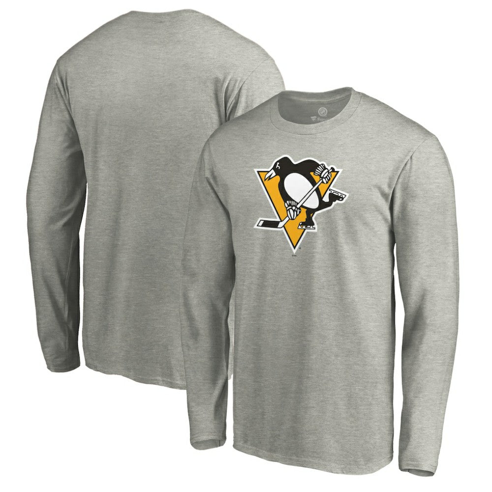 Pittsburgh Penguins Primary Logo Long Sleeve T-Shirt