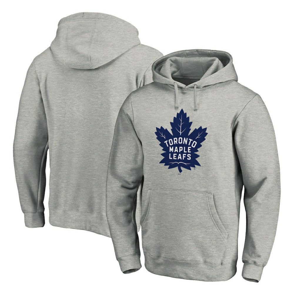 Toronto Maple Leafs Primary Team Logo Fleece Fitted Pullover Hoodie