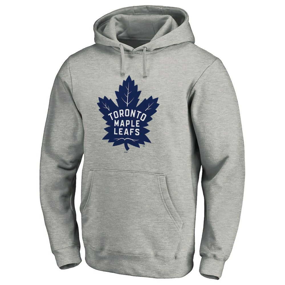 Toronto Maple Leafs Primary Team Logo Fleece Fitted Pullover Hoodie