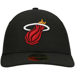 Miami Heat Team Low Profile 59FIFTY Fitted Hat - Black | New Era shop