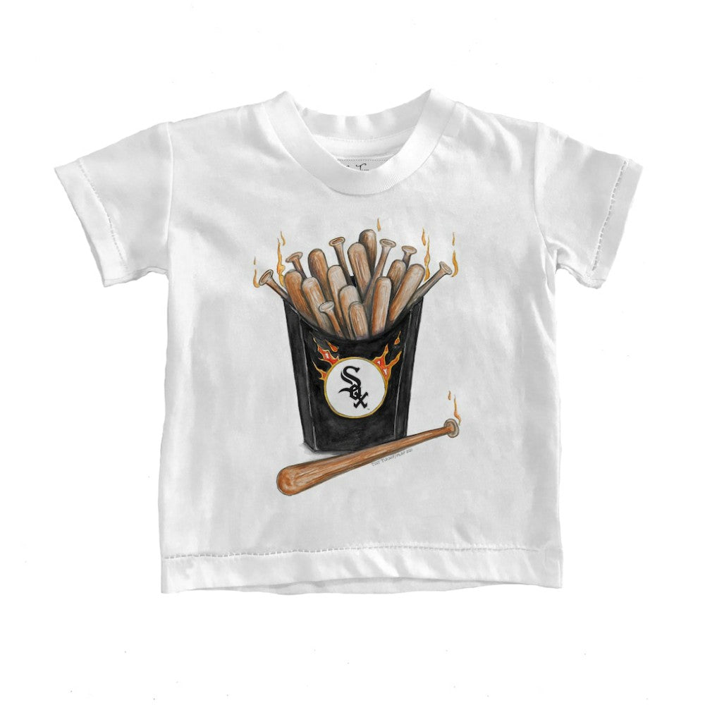 Chicago White Sox Tiny Turnip Youth Hot Bats T-Shirt - White