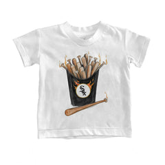 Chicago White Sox Tiny Turnip Youth Hot Bats T-Shirt - White