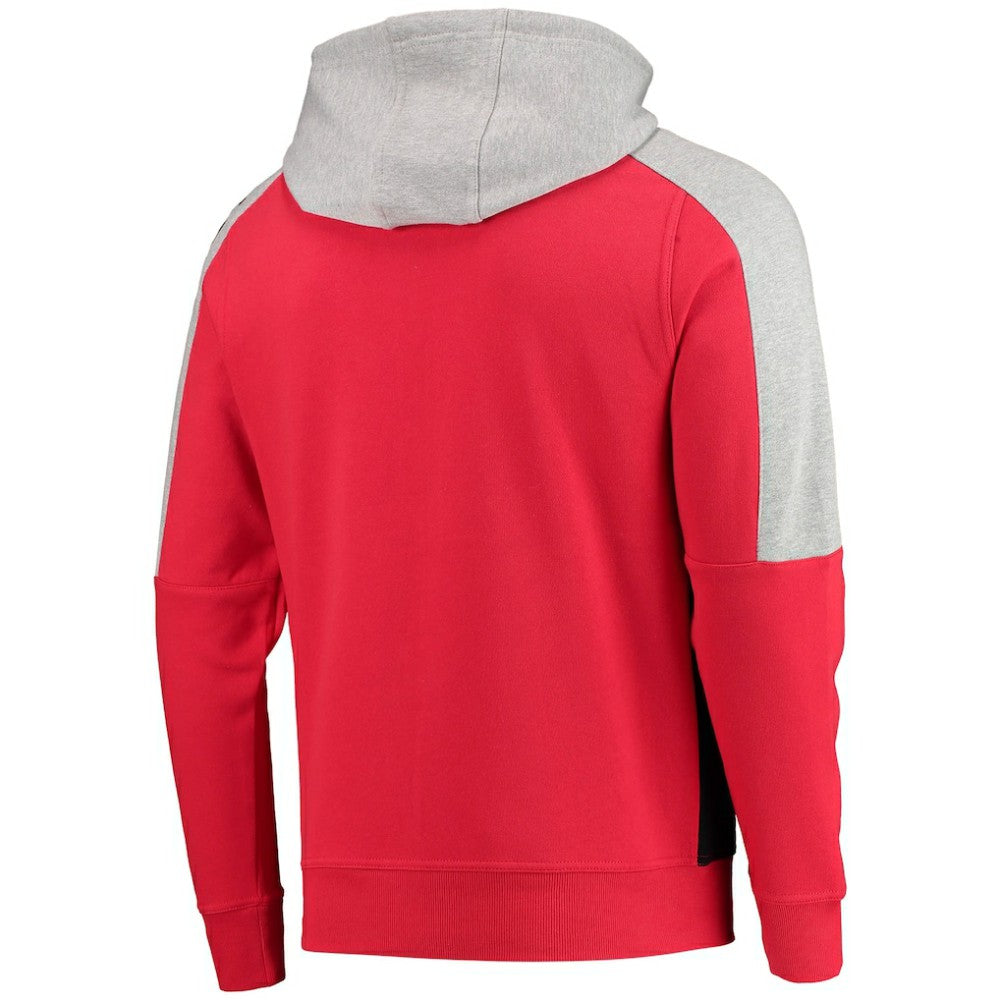 Chicago Blackhawks Starter Playoffs Color Block Full-Zip Hoodie