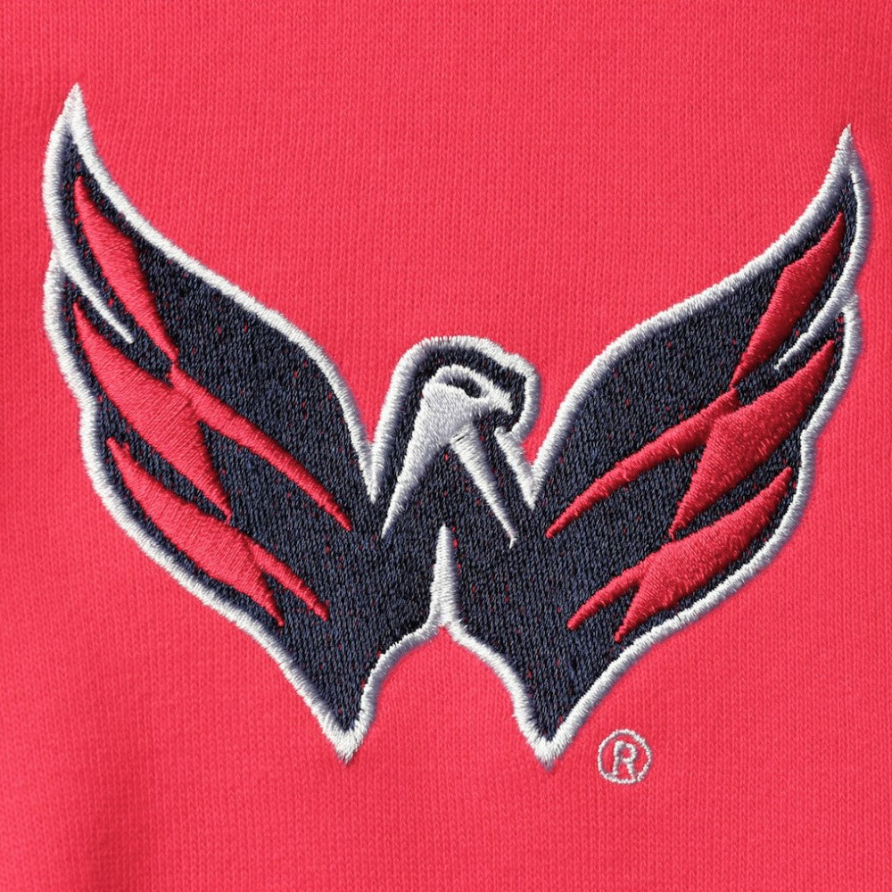 Washington Capitals Starter Playoffs Color Block Full-Zip Hoodie