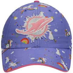 NFL Miami Dolphins '47 Girls Preschool Unicorn Clean Up Adjustable Hat