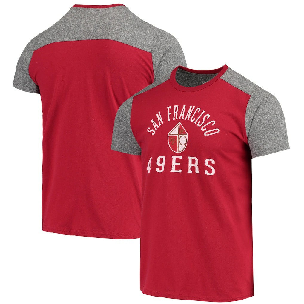 NFL San Francisco 49ers Majestic Threads Gridiron Classics Field Goal Slub T-Shirt