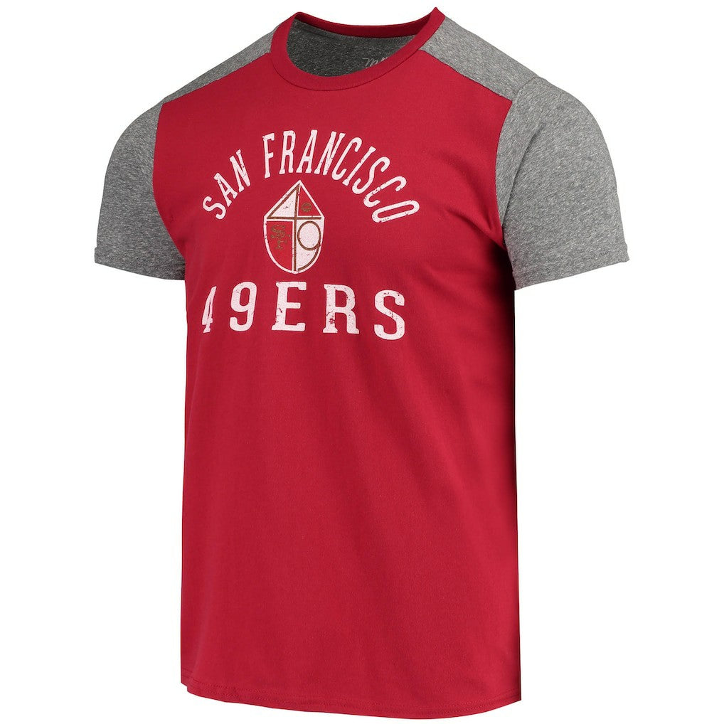 NFL San Francisco 49ers Majestic Threads Gridiron Classics Field Goal Slub T-Shirt