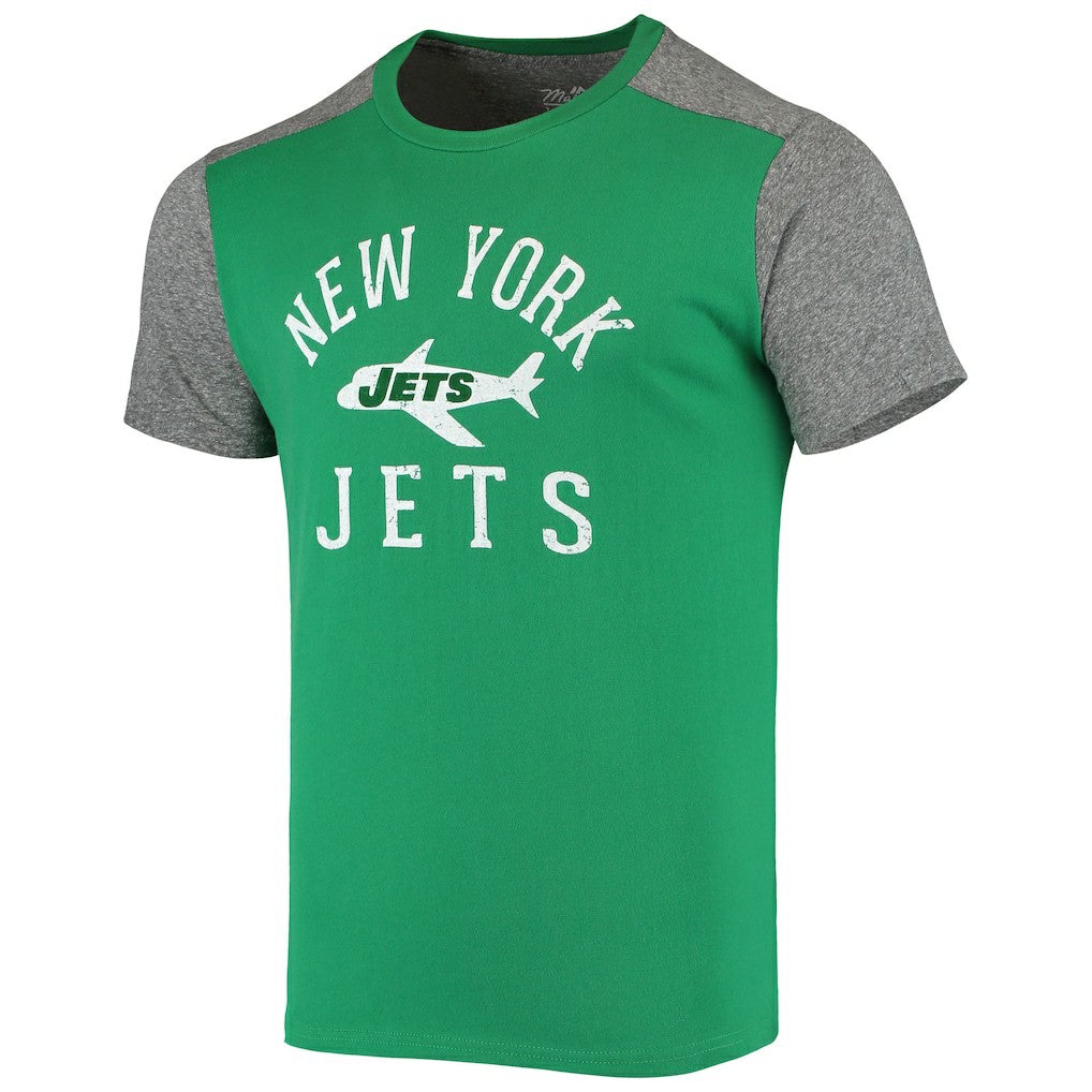 NFL New York Jets Majestic Threads Gridiron Classics Field Goal Slub T-Shirt