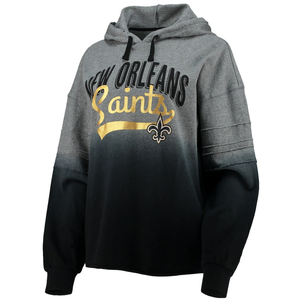 NFL New Orleans Saints Touch Women's Superstar Dip-Dye Pullover Hoodie