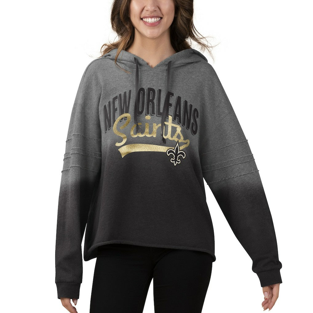 NFL New Orleans Saints Touch Women's Superstar Dip-Dye Pullover Hoodie