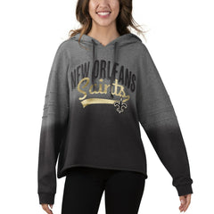NFL New Orleans Saints Touch Women's Superstar Dip-Dye Pullover Hoodie