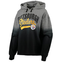 NFL Pittsburgh Steelers Touch Women's Superstar Dip-Dye Pullover Hoodie