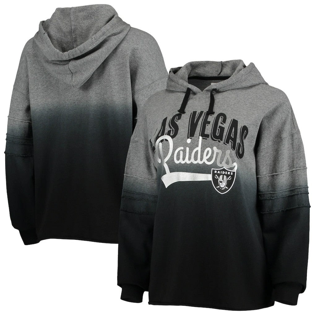 NFL Las Vegas Raiders Touch Women's Superstar Dip-Dye Pullover Hoodie