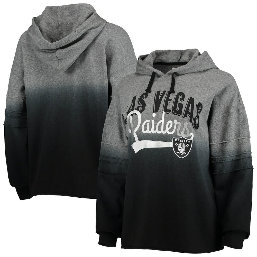 NFL Las Vegas Raiders Touch Women's Superstar Dip-Dye Pullover Hoodie
