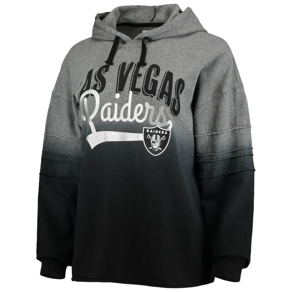 NFL Las Vegas Raiders Touch Women's Superstar Dip-Dye Pullover Hoodie