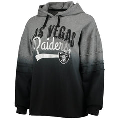 NFL Las Vegas Raiders Touch Women's Superstar Dip-Dye Pullover Hoodie