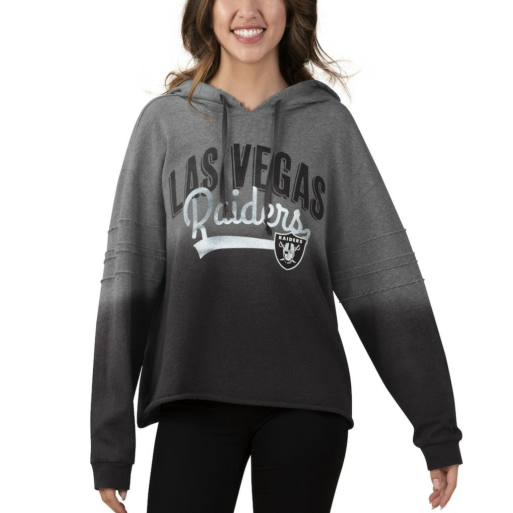NFL Las Vegas Raiders Touch Women's Superstar Dip-Dye Pullover Hoodie