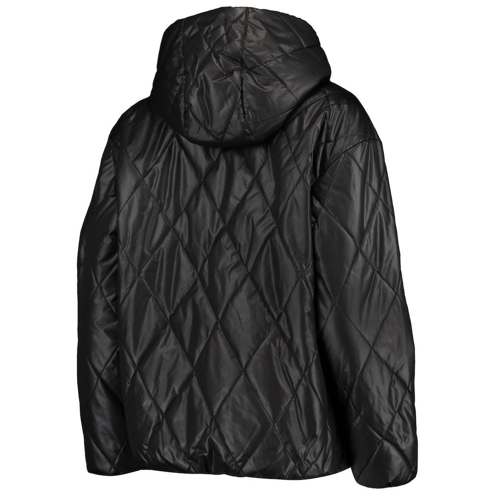 NFL Las Vegas Raiders MSX by Michael Strahan Women's Charlotte Full-Zip Hoodie Puffer Jacket