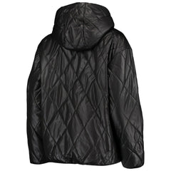 NFL Las Vegas Raiders MSX by Michael Strahan Women's Charlotte Full-Zip Hoodie Puffer Jacket