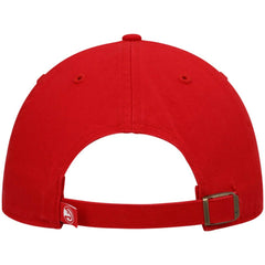 Atlanta Hawks '47 Core Logo Clean Up Adjustable Hat - Red | 47 brand on sale