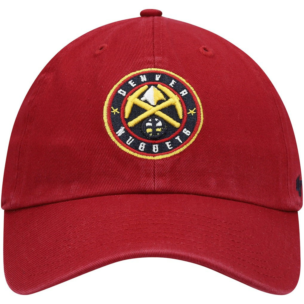 Denver Nuggets '47 Core Logo Clean Up Adjustable Hat sale - Red | 47 brand for sale