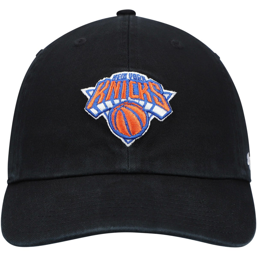 New York Knicks '47 Core Logo Clean Up Adjustable Hat - Black | 47 brand for sale