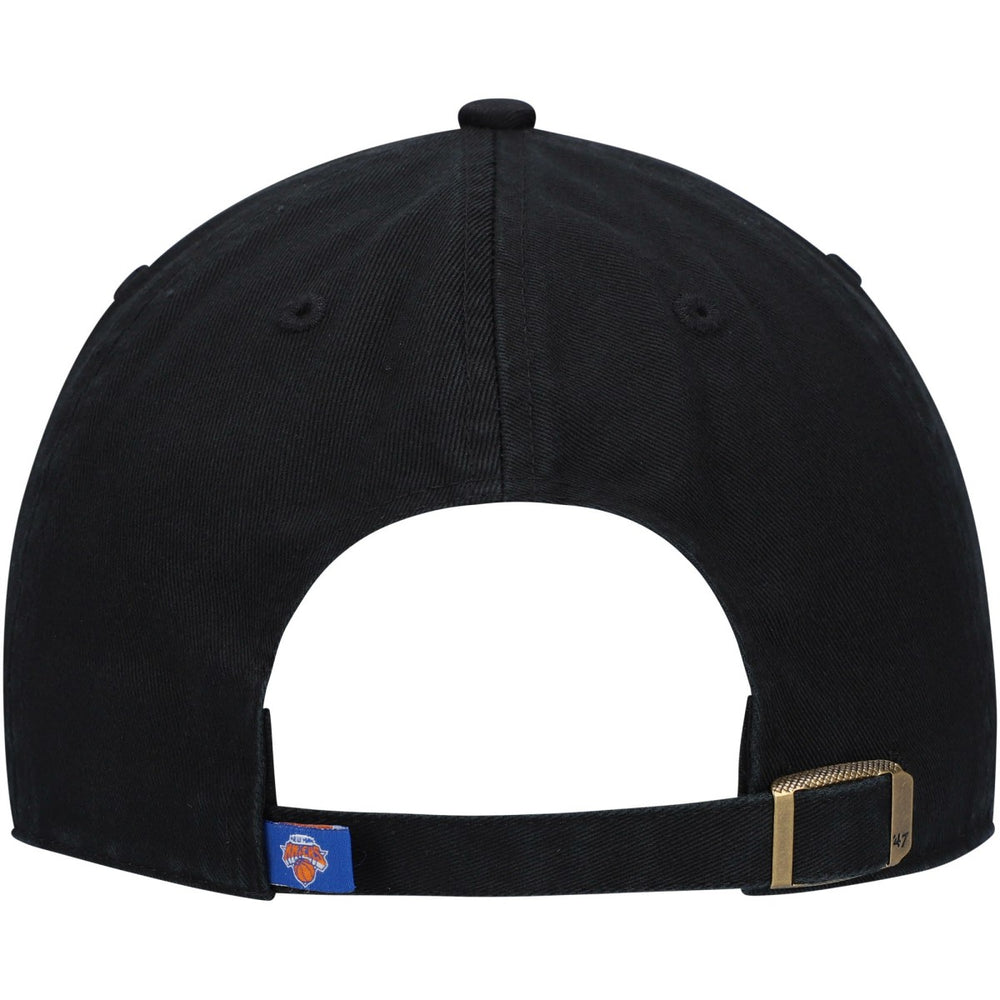 New York Knicks '47 Core Logo Clean Up Adjustable Hat - Black | 47 brand for sale