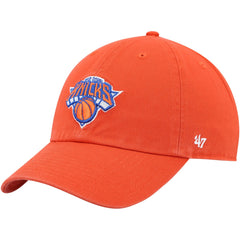 New York Knicks '47 Core Logo Clean Up Adjustable Hat - Orange | 47 brand outlet