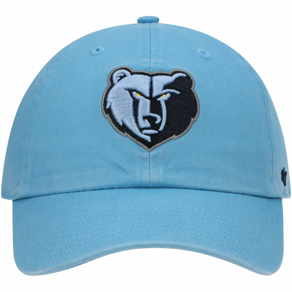 Memphis Grizzlies '47 Core Logo Clean Up Adjustable Hat - Light Blue | 47 brand sale