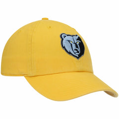 Memphis Grizzlies '47 Core Logo Clean Up Adjustable Hat - Gold | 47 brand outlet