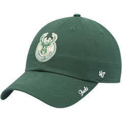 Milwaukee Bucks '47 Women's Miata Clean Up Logo Adjustable Hat - Hunter Green | 47 brand online