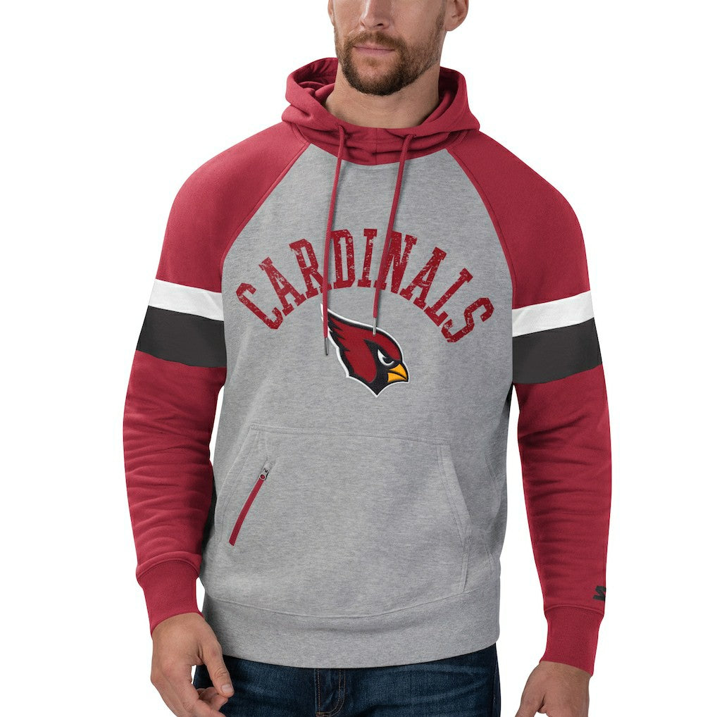 NFL Arizona Cardinals Starter Home Run Raglan Pullover Hoodie